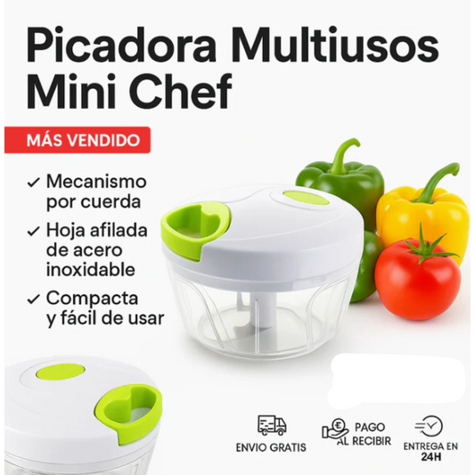 Picadora Cortadora Multiusos Mini Chef